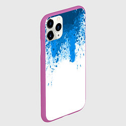 Чехол iPhone 11 Pro матовый Android Blood: White, цвет: 3D-фиолетовый — фото 2