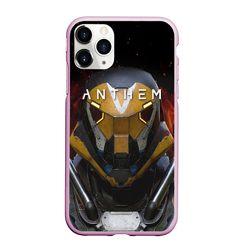 Чехол iPhone 11 Pro матовый ANTHEM Soldier / 3D-Розовый – фото 1