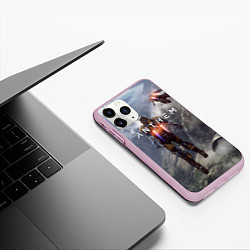 Чехол iPhone 11 Pro матовый ANTHEM, цвет: 3D-розовый — фото 2