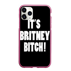 Чехол iPhone 11 Pro матовый It's Britney Bitch, цвет: 3D-малиновый