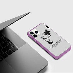 Чехол iPhone 11 Pro матовый XXXTentacion RIP, цвет: 3D-фиолетовый — фото 2