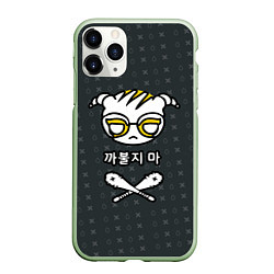 Чехол iPhone 11 Pro матовый R6S: Dokkaebi, цвет: 3D-салатовый