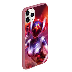 Чехол iPhone 11 Pro матовый DJ Sona: LoL, цвет: 3D-малиновый — фото 2