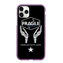 Чехол iPhone 11 Pro матовый Death Stranding: Fragile Express, цвет: 3D-фиолетовый