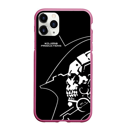 Чехол iPhone 11 Pro матовый Ludens Kojima Productions / 3D-Малиновый – фото 1