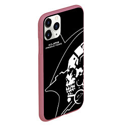 Чехол iPhone 11 Pro матовый Ludens Kojima Productions, цвет: 3D-малиновый — фото 2
