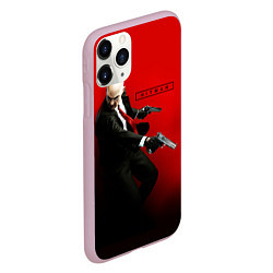 Чехол iPhone 11 Pro матовый Hitman: Red Agent, цвет: 3D-розовый — фото 2