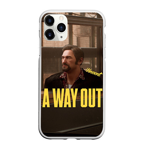 Чехол iPhone 11 Pro матовый Vincent: A Way Out / 3D-Белый – фото 1
