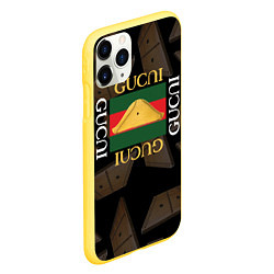 Чехол iPhone 11 Pro матовый Gusli Gusli, цвет: 3D-желтый — фото 2