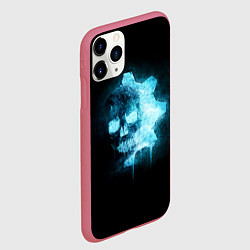 Чехол iPhone 11 Pro матовый Gears of War: Death Shadow, цвет: 3D-малиновый — фото 2