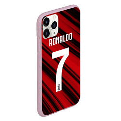 Чехол iPhone 11 Pro матовый Ronaldo 7: Red Sport, цвет: 3D-розовый — фото 2