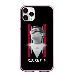 Чехол iPhone 11 Pro матовый Rickey F: Glitch, цвет: 3D-розовый