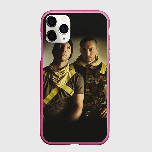 Чехол iPhone 11 Pro матовый 21 Pilots Boys / 3D-Малиновый – фото 1