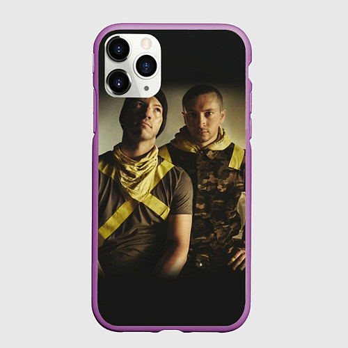 Чехол iPhone 11 Pro матовый 21 Pilots Boys / 3D-Фиолетовый – фото 1