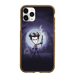 Чехол iPhone 11 Pro матовый Wilson under the moon, цвет: 3D-коричневый