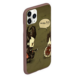 Чехол iPhone 11 Pro матовый Wilson outcast, цвет: 3D-коричневый — фото 2
