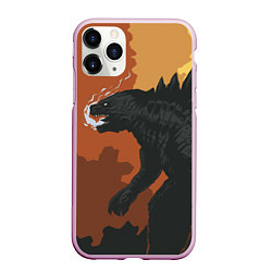 Чехол iPhone 11 Pro матовый Godzilla: Monster Smoke