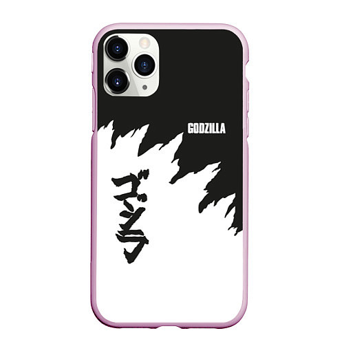 Чехол iPhone 11 Pro матовый Godzilla: Light Style / 3D-Розовый – фото 1