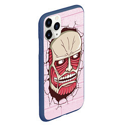 Чехол iPhone 11 Pro матовый Colossal Titan, цвет: 3D-тёмно-синий — фото 2