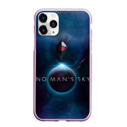 Чехол iPhone 11 Pro матовый No Man’s Sky: Dark Space, цвет: 3D-розовый