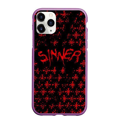 Чехол iPhone 11 Pro матовый Far Cry 5: Sinner / 3D-Фиолетовый – фото 1