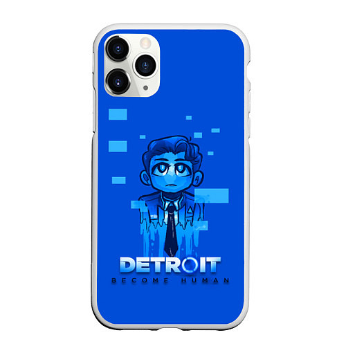 Чехол iPhone 11 Pro матовый Detroit: Become Human / 3D-Белый – фото 1