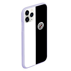 Чехол iPhone 11 Pro матовый Monokuma School, цвет: 3D-светло-сиреневый — фото 2