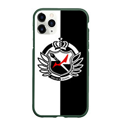 Чехол iPhone 11 Pro матовый MONOKUMA SCHOOL, цвет: 3D-темно-зеленый