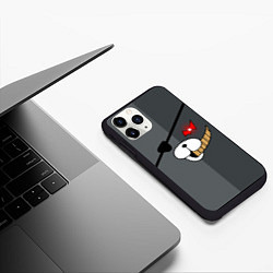 Чехол iPhone 11 Pro матовый KUROKUMA, цвет: 3D-черный — фото 2