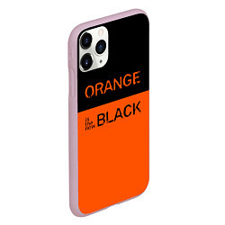 Чехол iPhone 11 Pro матовый Orange Is the New Black, цвет: 3D-розовый — фото 2