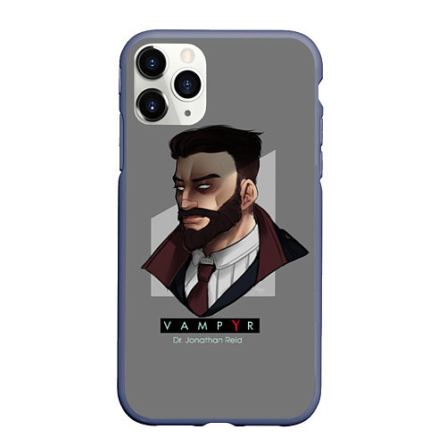 Чехол iPhone 11 Pro матовый Dr. Jonathan Reid / 3D-Серый – фото 1