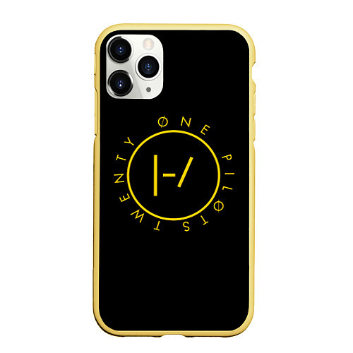 Чехол iPhone 11 Pro матовый 21 Pilots: Light Logo / 3D-Желтый – фото 1