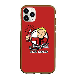 Чехол iPhone 11 Pro матовый Nuka Cola: Ice Cold, цвет: 3D-коричневый