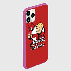 Чехол iPhone 11 Pro матовый Nuka Cola: Ice Cold, цвет: 3D-фиолетовый — фото 2