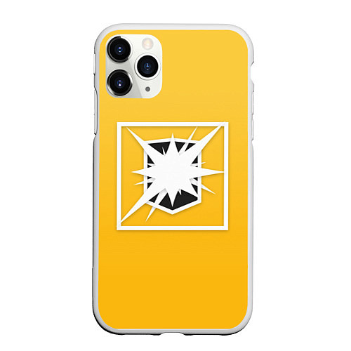 Чехол iPhone 11 Pro матовый R6S: Blitz / 3D-Белый – фото 1