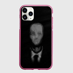 Чехол iPhone 11 Pro матовый Slender Face, цвет: 3D-малиновый