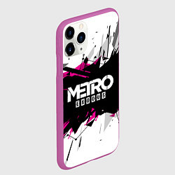 Чехол iPhone 11 Pro матовый Metro: Exodus Purple, цвет: 3D-фиолетовый — фото 2
