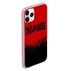 Чехол iPhone 11 Pro матовый Red Dead Redemption II, цвет: 3D-розовый — фото 2