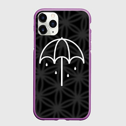 Чехол iPhone 11 Pro матовый BMTH Umbrella, цвет: 3D-фиолетовый
