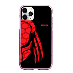 Чехол iPhone 11 Pro матовый Predator: Red Light, цвет: 3D-розовый