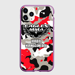 Чехол iPhone 11 Pro матовый Khabib Nurmagomedov: Red Camo