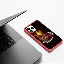 Чехол iPhone 11 Pro матовый Kid Bounty Hunter, цвет: 3D-красный — фото 2