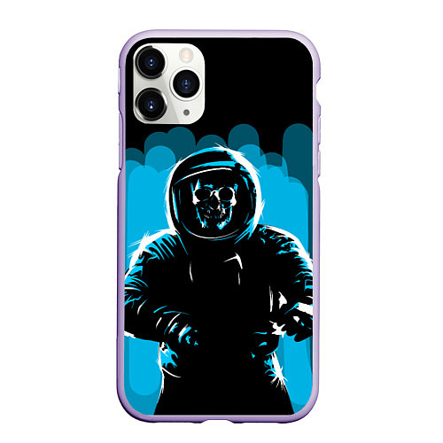 Чехол iPhone 11 Pro матовый Dead Space / 3D-Светло-сиреневый – фото 1