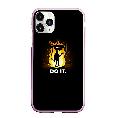 Чехол iPhone 11 Pro матовый Disenchantment: Do it / 3D-Розовый – фото 1