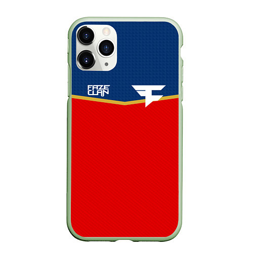 Чехол iPhone 11 Pro матовый FaZe Clan: Uniform / 3D-Салатовый – фото 1