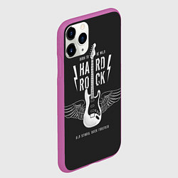 Чехол iPhone 11 Pro матовый Hard Rock: Born to be wild, цвет: 3D-фиолетовый — фото 2