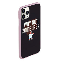 Чехол iPhone 11 Pro матовый Why not Zoidberg?, цвет: 3D-розовый — фото 2