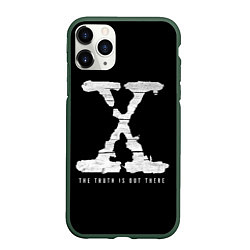Чехол iPhone 11 Pro матовый The Truth Is Out There, цвет: 3D-темно-зеленый