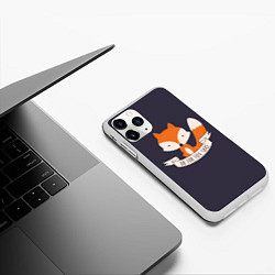 Чехол iPhone 11 Pro матовый For Fox Sake, цвет: 3D-белый — фото 2