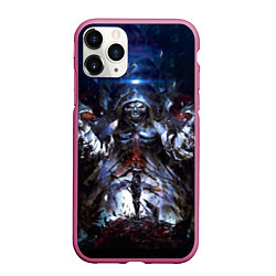 Чехол iPhone 11 Pro матовый Overlord, цвет: 3D-малиновый